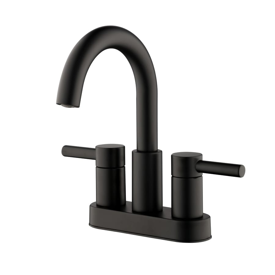 Black Matte Bathroom Sink Faucets at