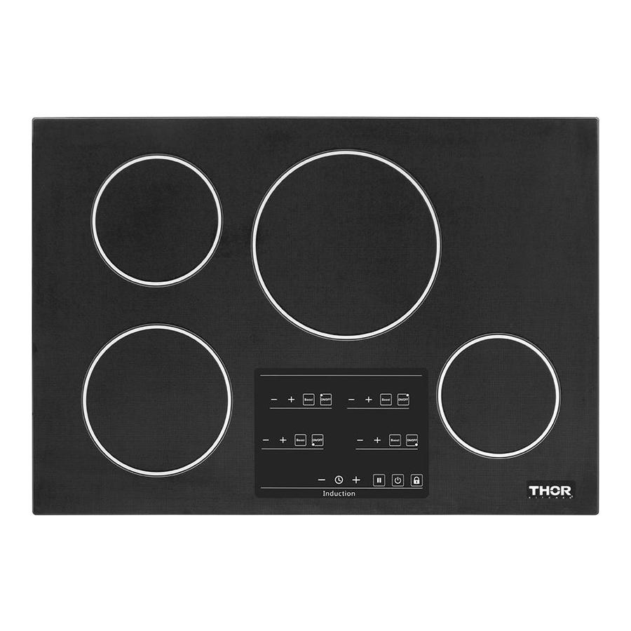 Thor Kitchen 30 In Black Induction Cooktop Common 30 In Actual