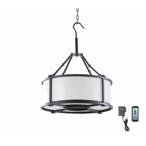 Allen Roth Black Modern Contemporary Battery Operated Cage Led Chandelier Energy Star At Lowes Com