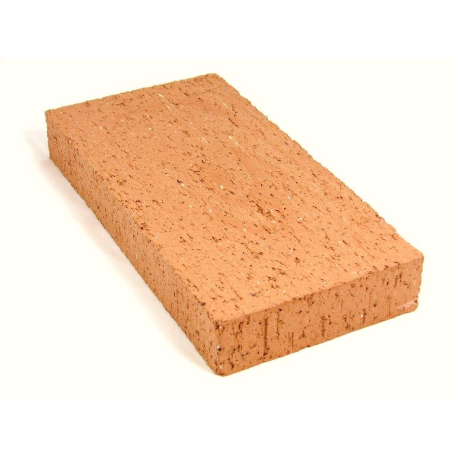 Pacific Clay 8-in x 3.75-in Common Split Red Clay Brick in the