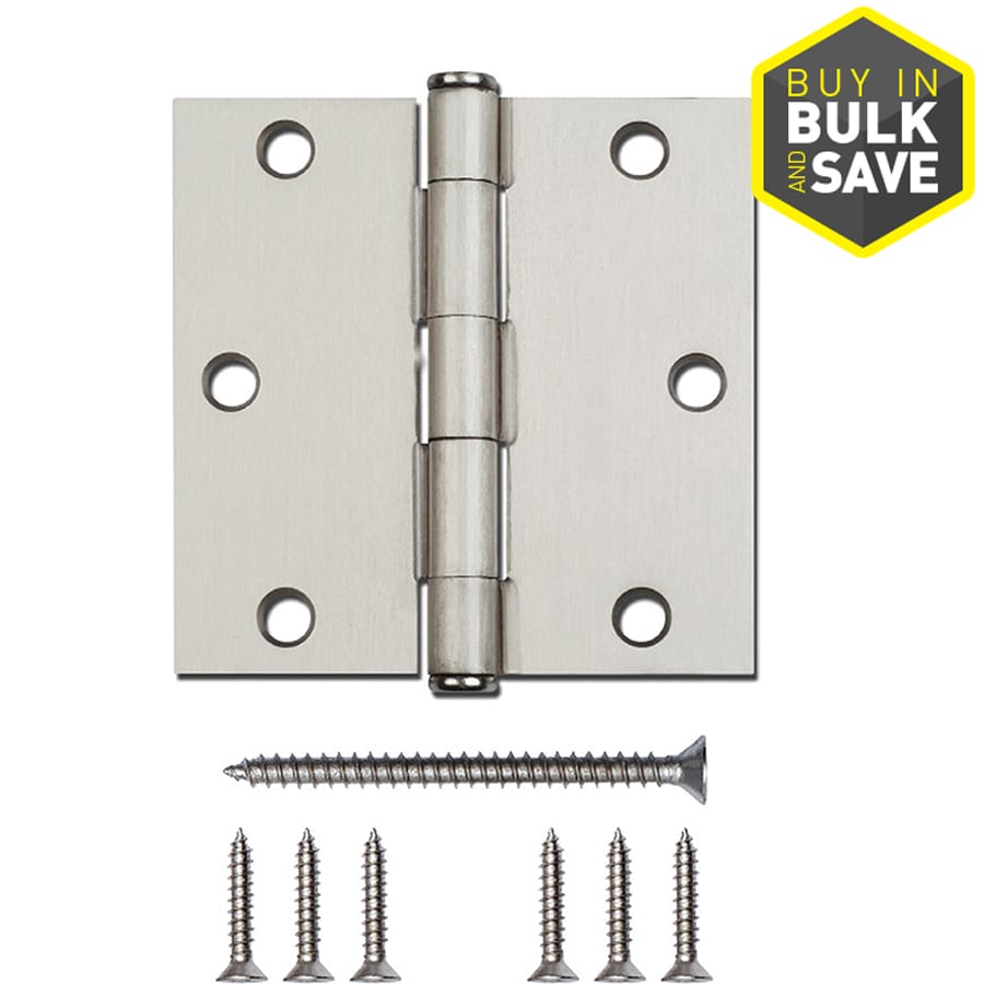 Gatehouse Satin Nickel Door Hinge At Lowes Com
