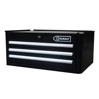 Kobalt 11 In X 27 In 3 Drawer Tool Chest Black At Lowes Com
