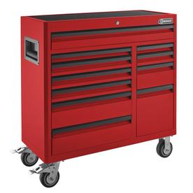 Kobalt 41-in W x 41-in H 11-Drawer Ball-bearing Steel Tool Cabinet (Red ...