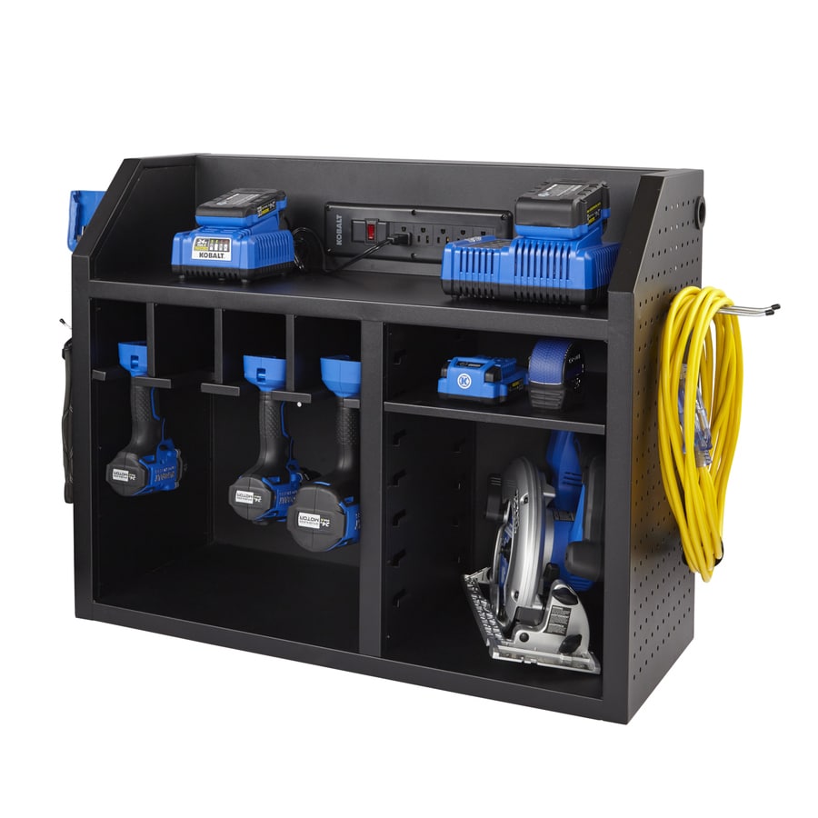 Kobalt 30 In W X 24 In H No Drawer Slides Steel Tool Chest Black In The Top Tool Chests Department At Lowes Com