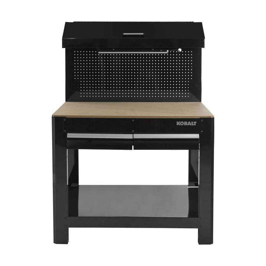 kobalt 45-in w x 36-in h 2-drawer wood work bench at lowes.com