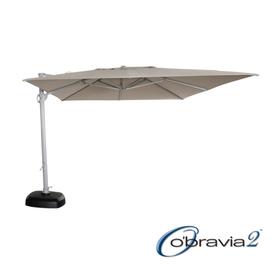 Offset Patio Umbrellas At Lowes Simply Shade Ss 10 X 12 Ft Cantilever Ob2 Khaki