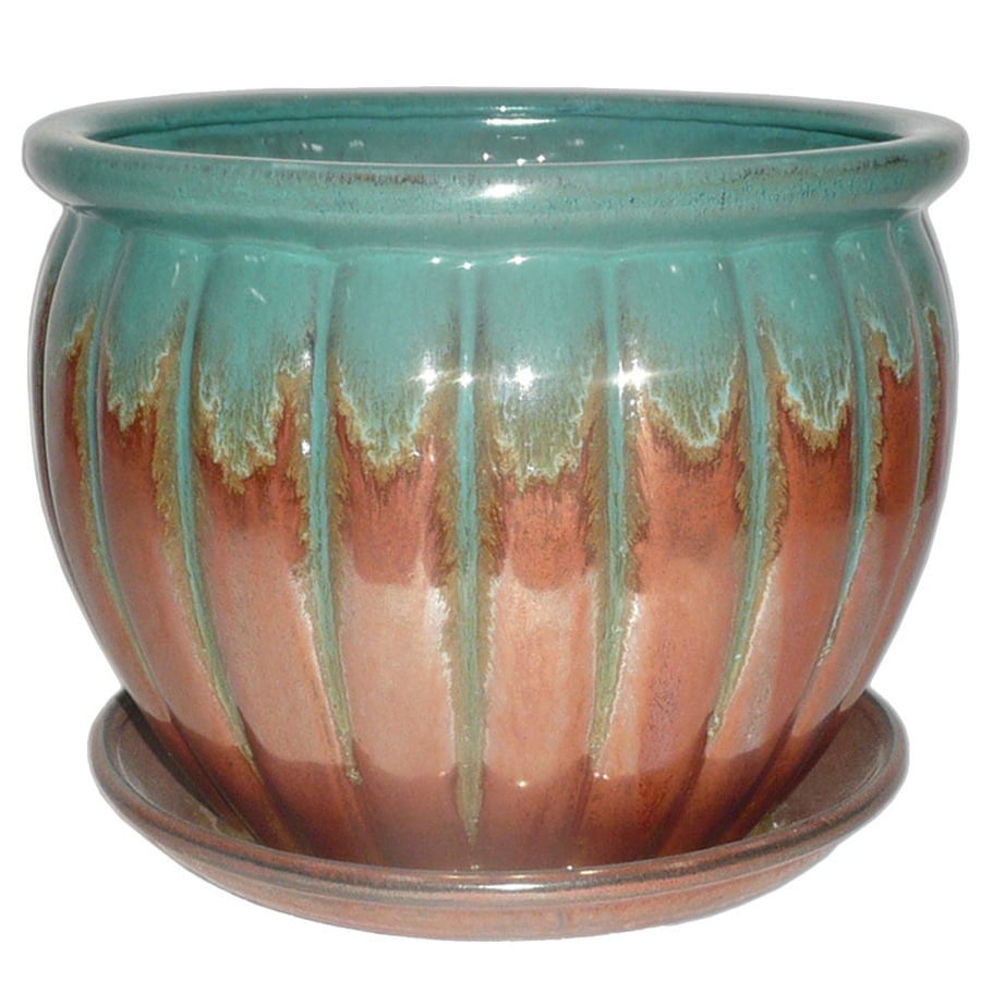 plant square pot Campania International Oxford Square Planter Onyx Black Lite / Small main image 0