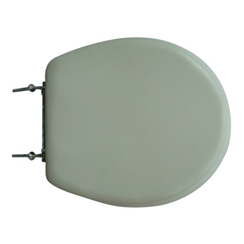 AquaSource Cushioned Vinyl Round Toilet Seat in the Toilet Seats