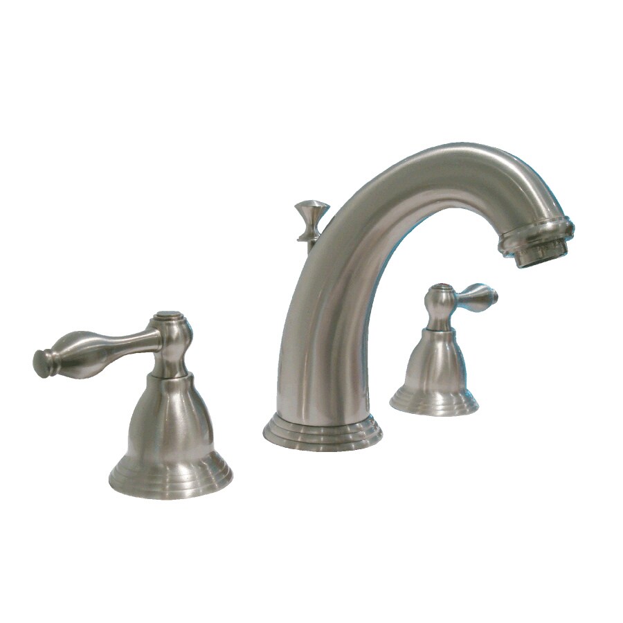 Shop AquaSource 2 Handle WaterSense Bathroom Faucet Drain Included At 