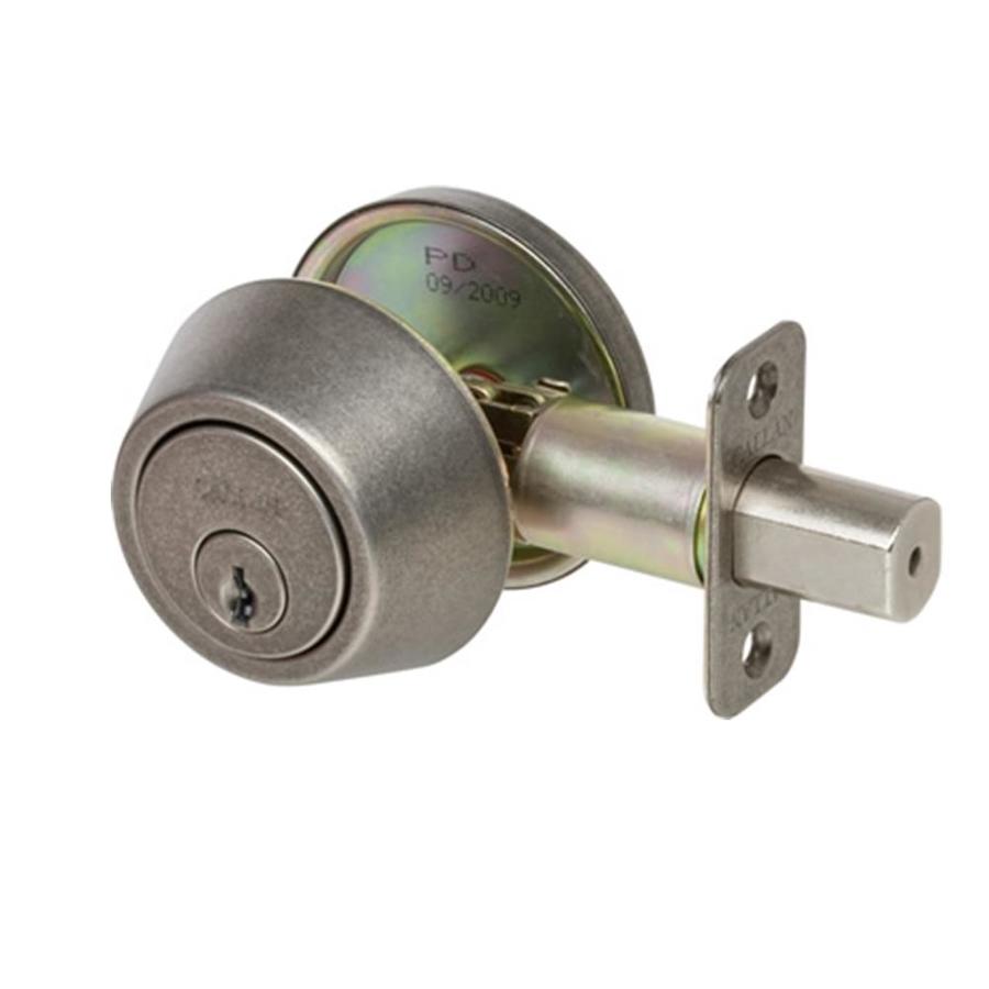 Delaney Hardware Callan Deadbolt Antique K Antique Silver Single