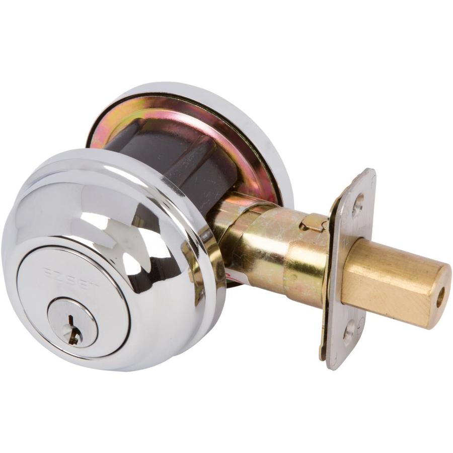 Delaney Hardware Grade 2 Deadbolt Polished K Chrome Single Cylinder ...