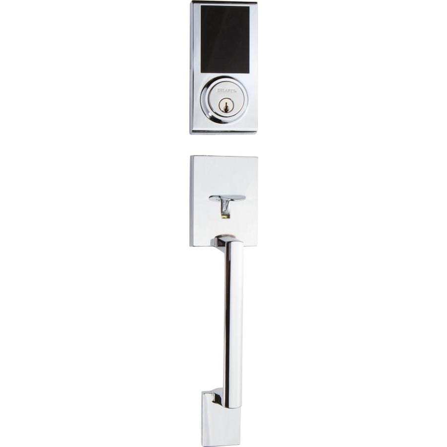 Delaney Hardware Avino Chrome Single Cylinder Deadbolt Entry Door