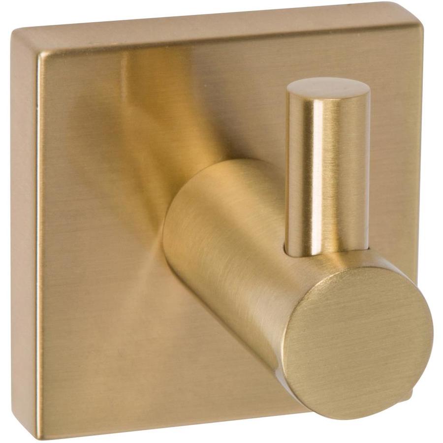 Delaney Hardware 1100 Series Single Hook Satin Brass Towel Hook in the