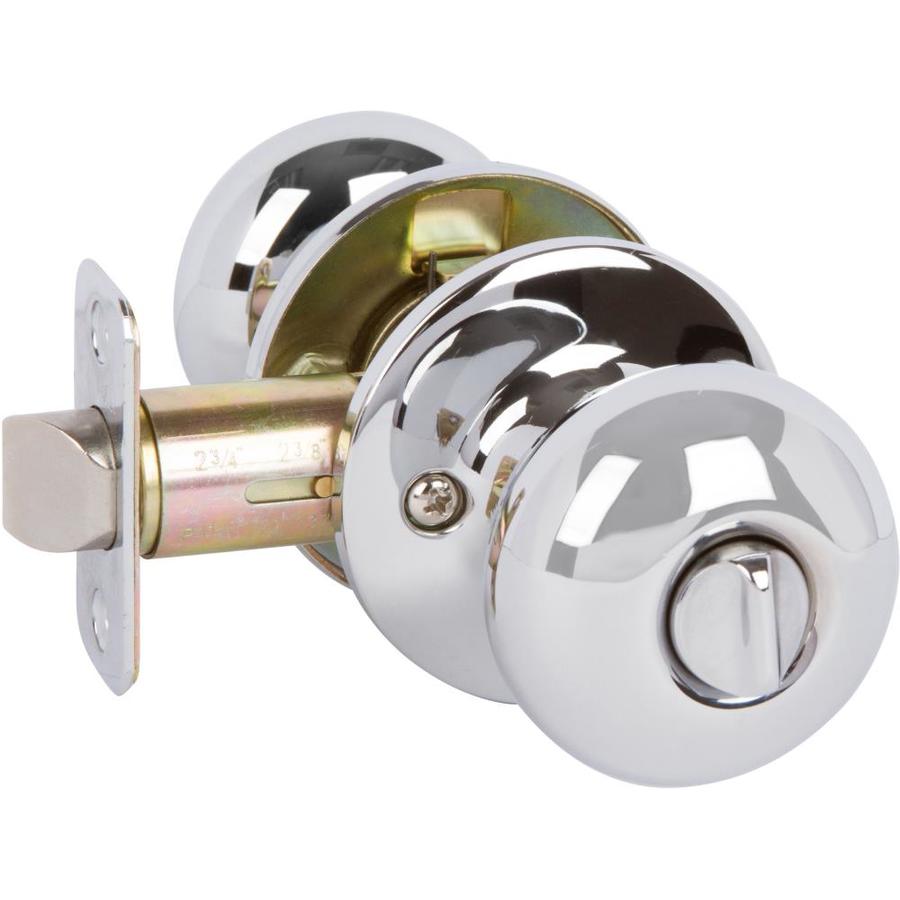 Delaney Hardware Saxon Polished Chrome Bed/Bath Door Knob at