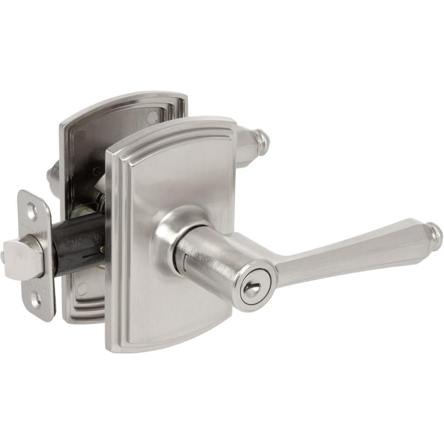 Delaney Hardware Florini Satin Nickel Reversible Keyed Entry Door