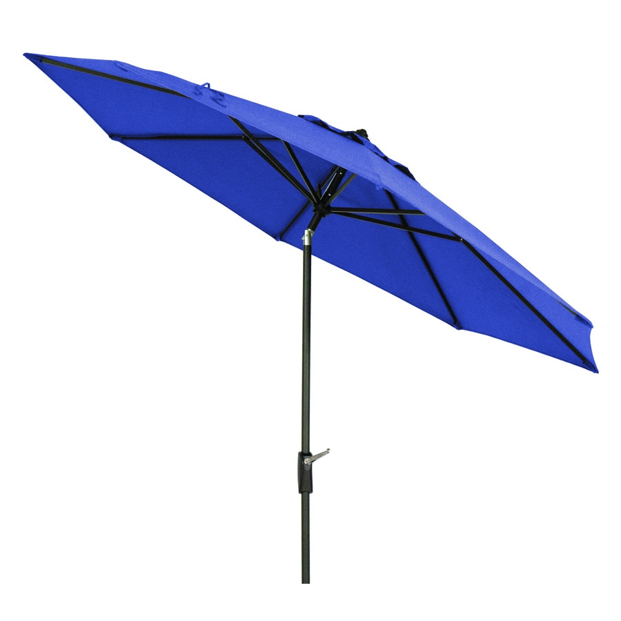 Simply Shade Cobalt Market 9 Ft Auto Tilt Octagon Patio Umbrella