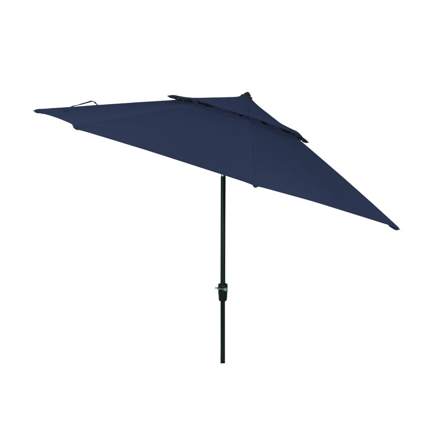 Simply Shade Navy Market 11 Ft Auto Tilt Octagon Patio Umbrella