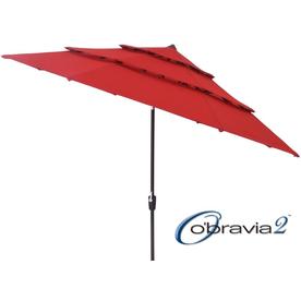 Simply Shade Ss 11 Ft 3 Tier Umbrella Ob2 Red Brickseek