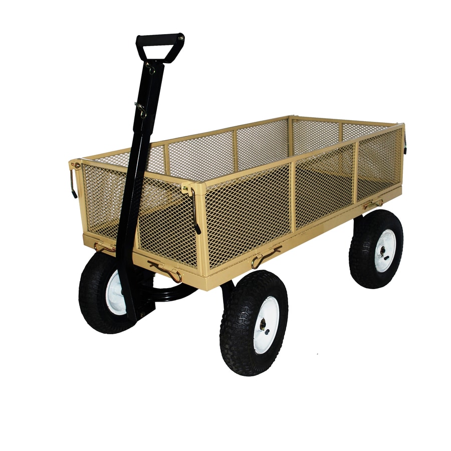 Blue Hawk 6 Cu Ft Steel Yard Cart At Lowes Com