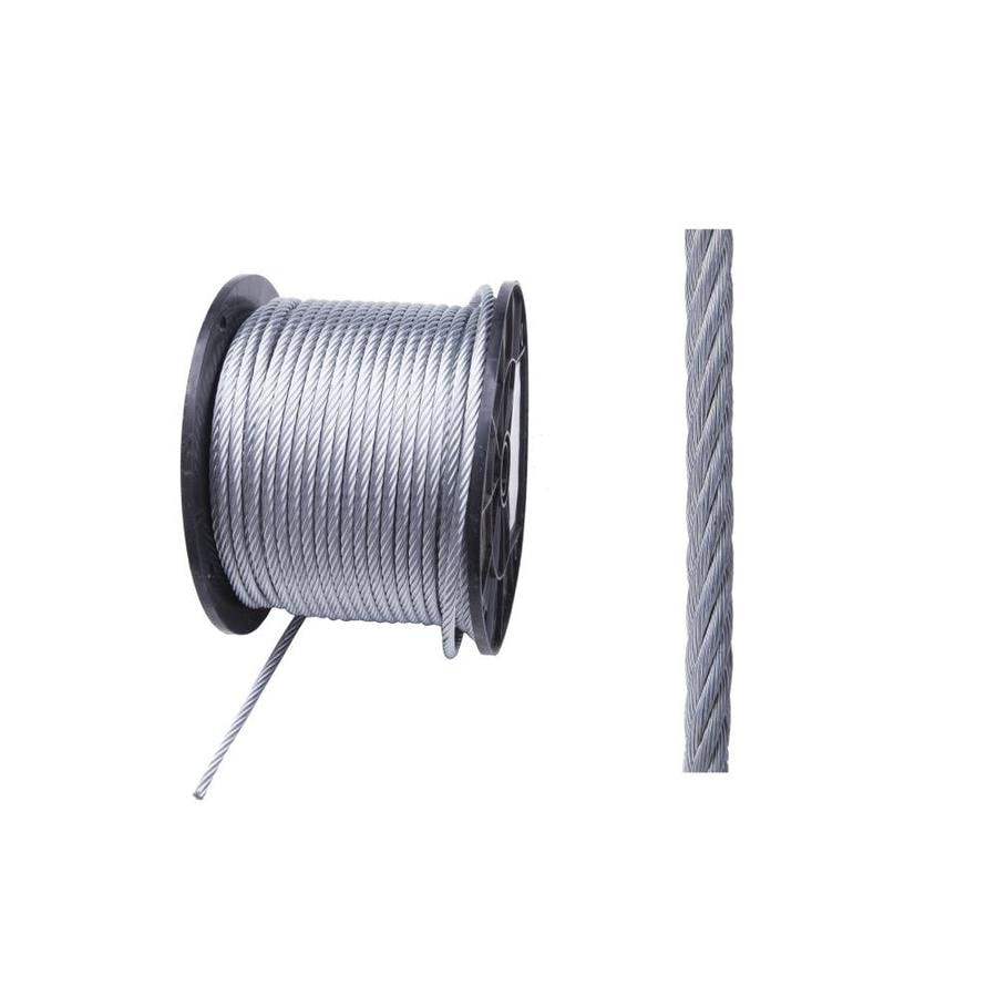 Blue Hawk 1ft 1/4in Weldless Galvanized Steel Cable (BytheFoot) at