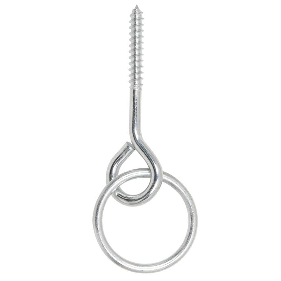 Blue Hawk ZincPlated Hitch Ring with Screw Pin at