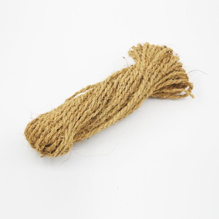 Blue Hawk 0.187-in x 50-ft Twisted Jute Rope (By-the-Roll) at