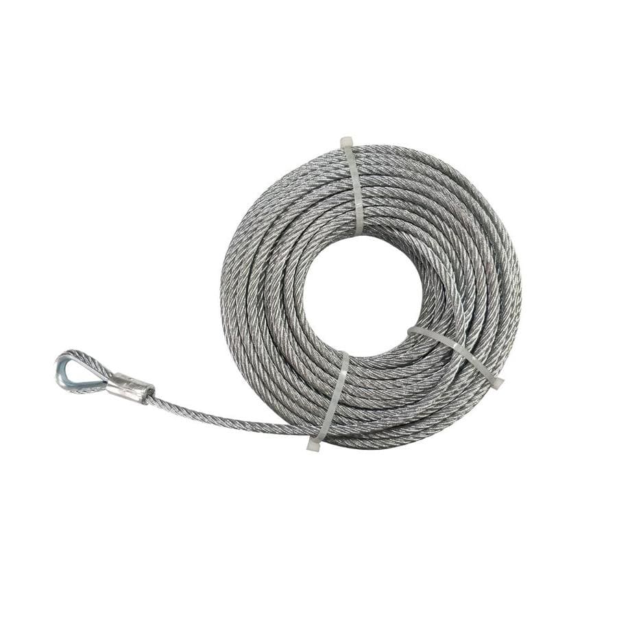 Blue Hawk 1 Ft. 1/4in Weldless Galvanized Steel Cable (BytheFoot) at