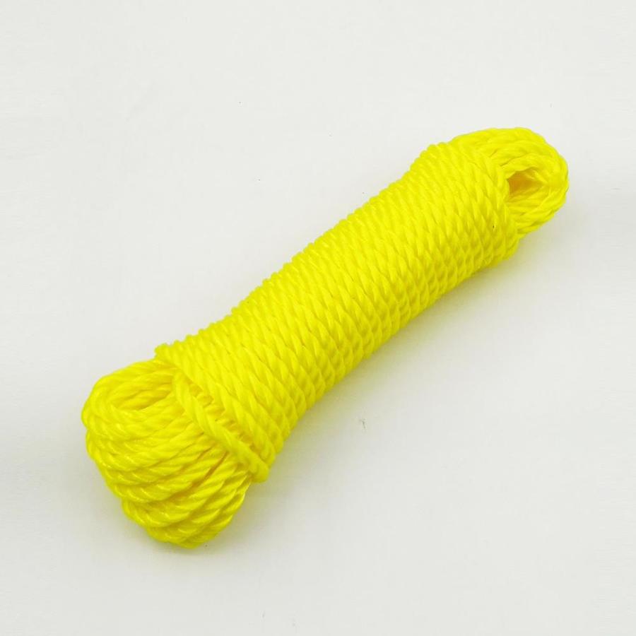 RELIABILT 50.0-ft x 0.25-in Twisted Polypropylene Rope (By-the-Roll) in ...