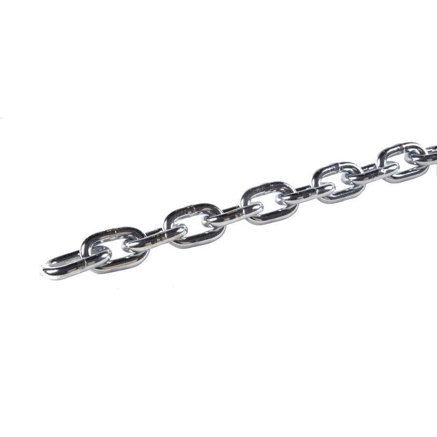 Blue Hawk 1 Ft. 2/0 Welded Zinc Plated Steel Chain (By-the-Foot) in the  Chain & Cable (By-the-Foot) department at