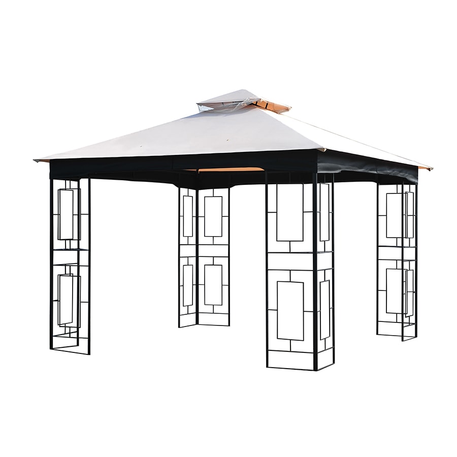 Garden Treasures Gazebos Pergolas Canopies At Lowes Com