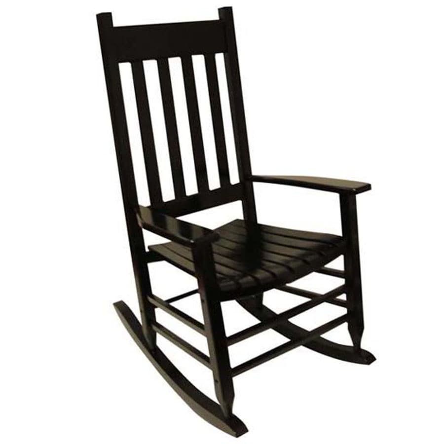 Shop Black Steel Patio Rocking Chair at Lowes.com