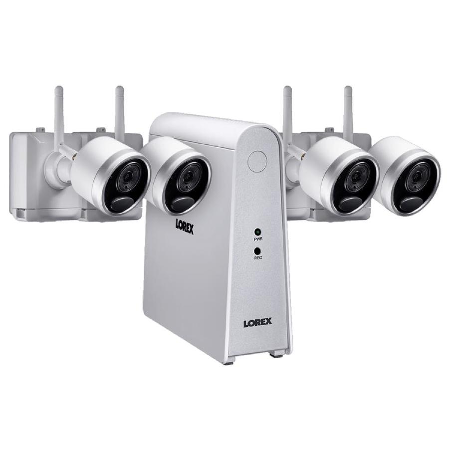 Lorex LHWF16T1C4 Analog Wired Outdoor 4-Pack Security Camera Kit with ...