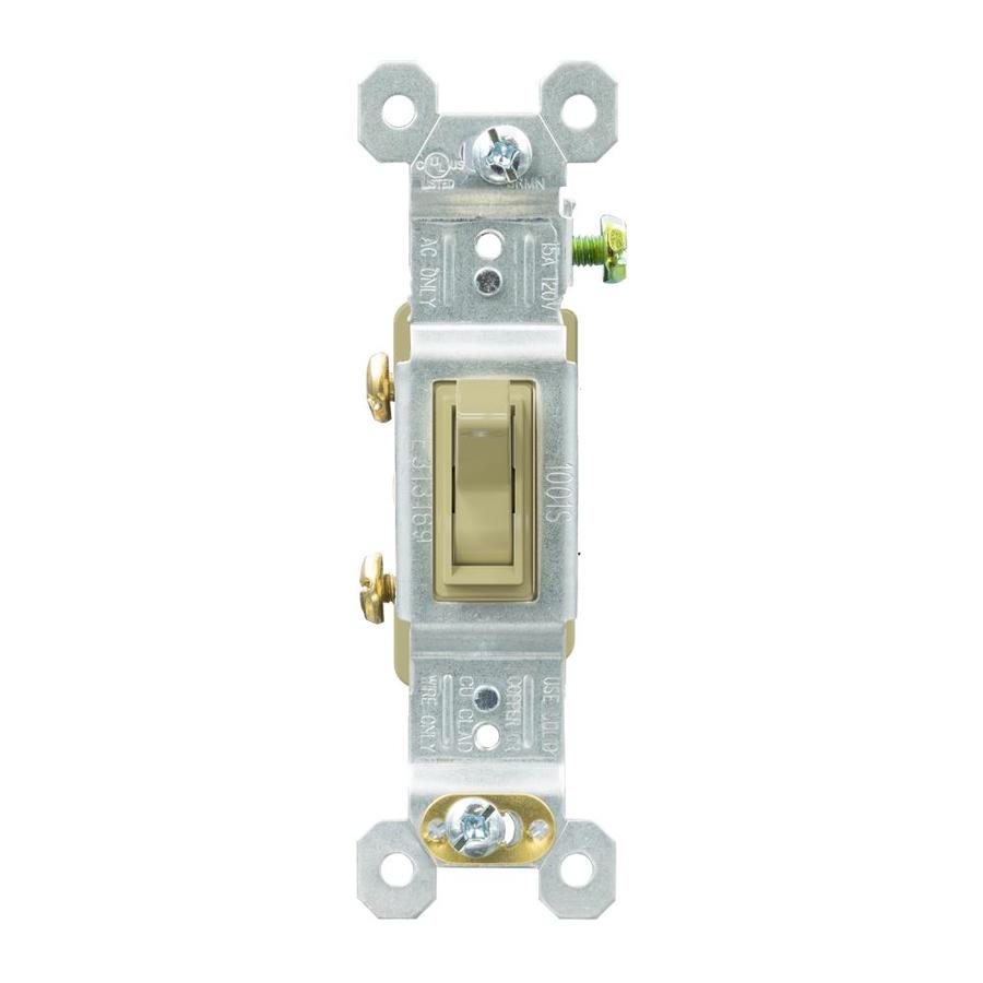 Utilitech SWITCH 10-PACK IVORY 15AMP at Lowes.com