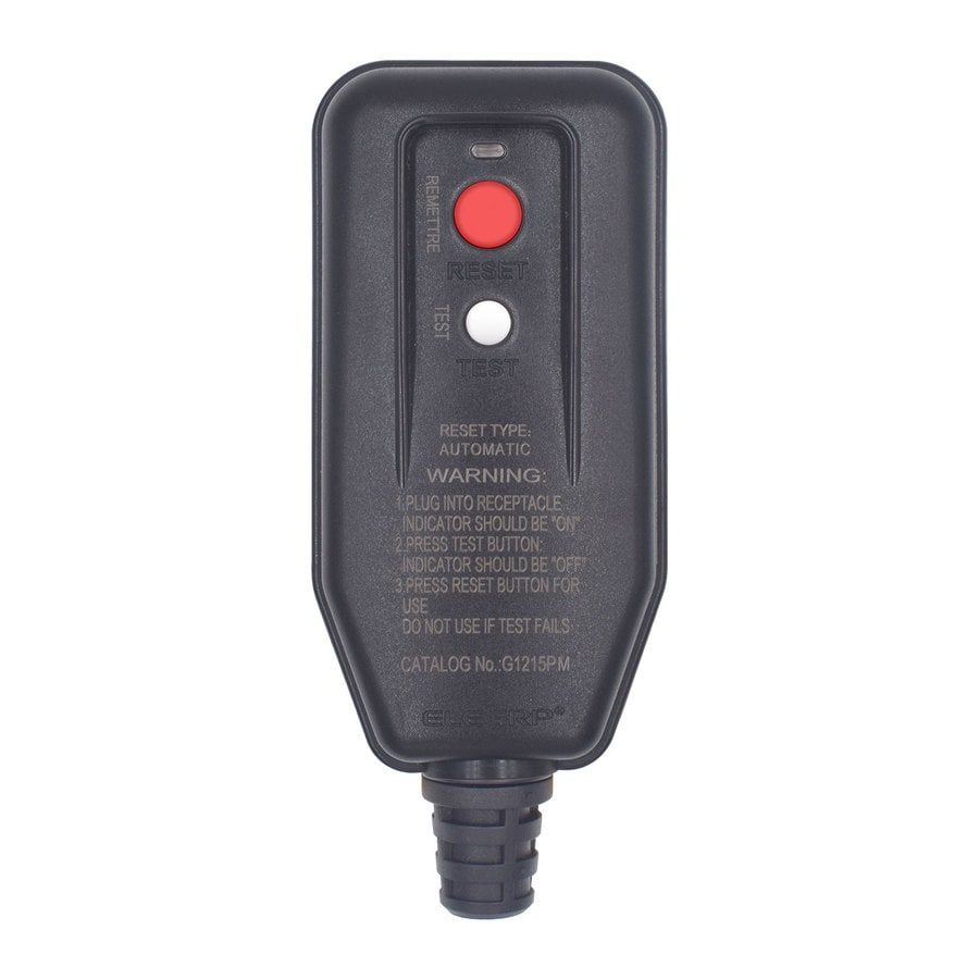 Utilitech RIGHT ANGLE PLUG GFCI 15A/125V at Lowes.com