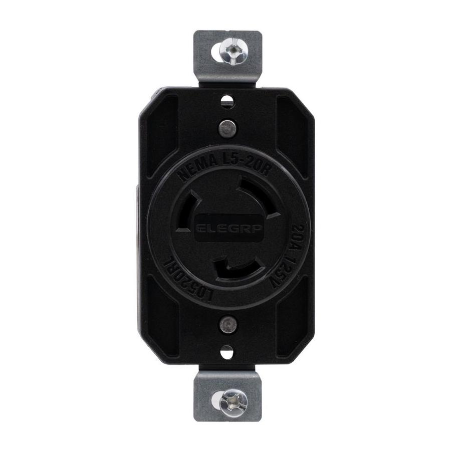 Utilitech 2809361 LOCKING OUTLET 2P-3W 20A/125V