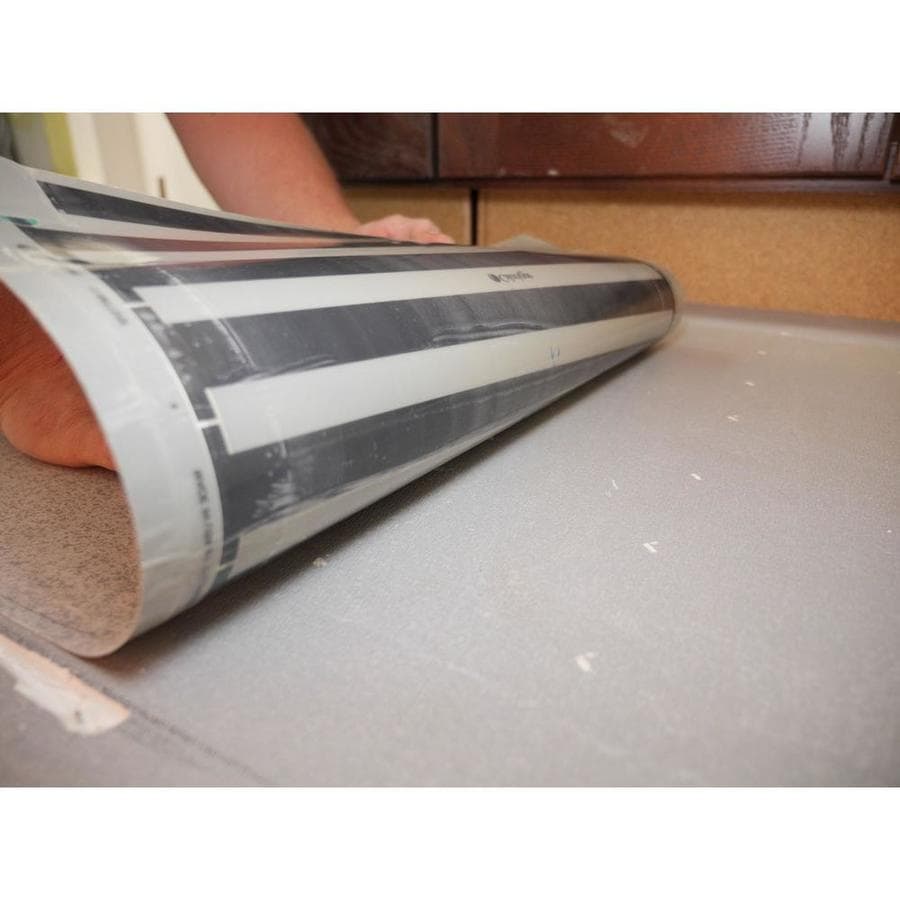 Quietwarmth 18 In X 60 Light Gray 120 Volt Underfloor Heating Mat The Department At Lowes 120 Volt Underfloor Heating Mat