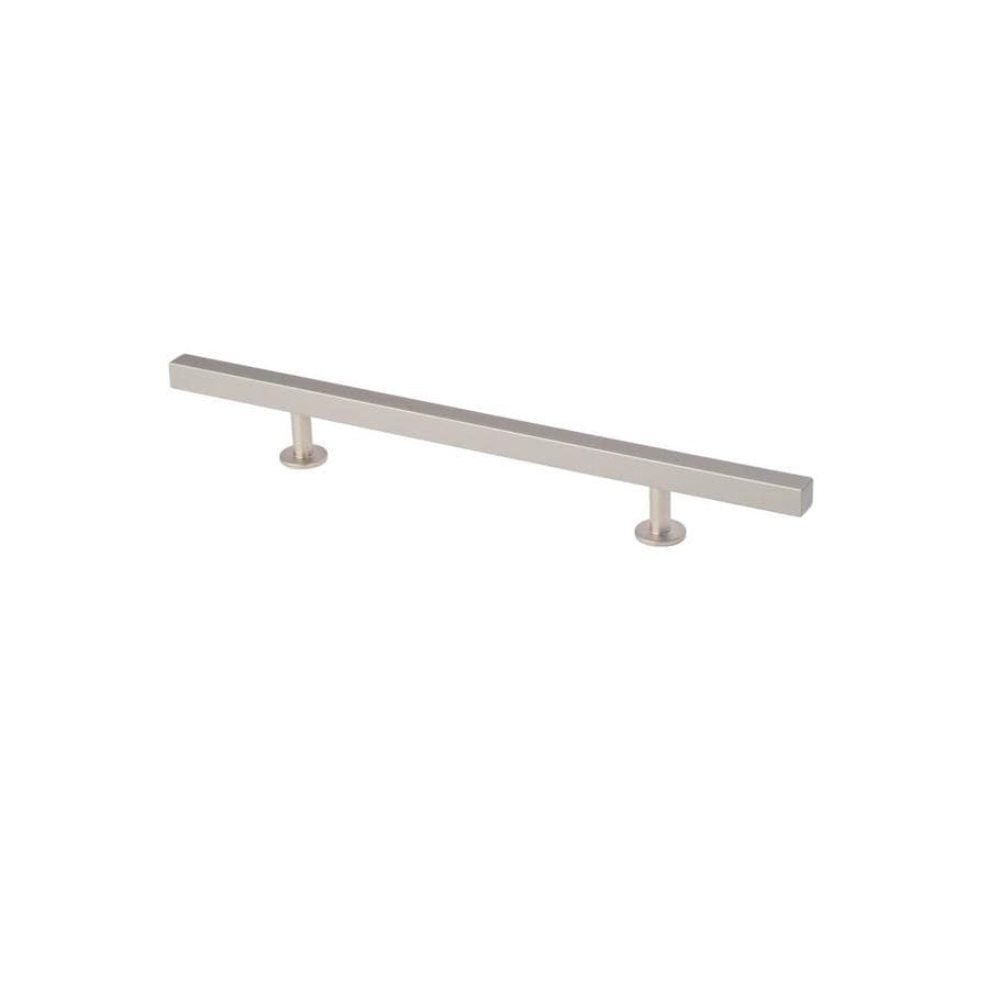 Lew S Hardware Square Bar 6 In Center To Nickel Brushed Lew S Hardware Square Bar 6 In Center To Nickel Brushed Cabinet Pull