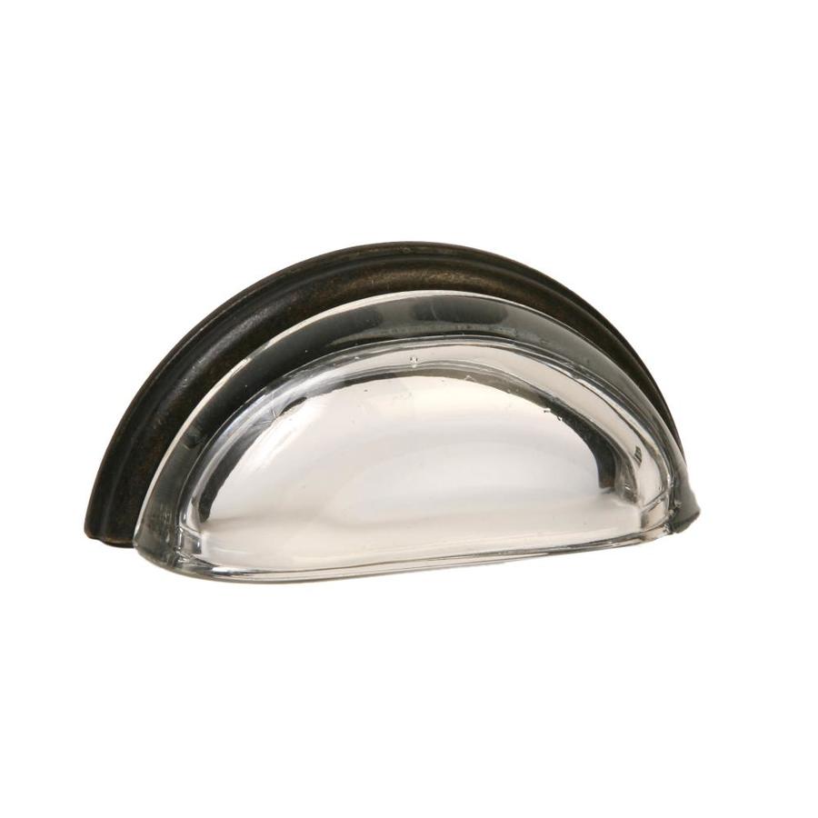 Lew S Hardware Glass Bin Pulls 3 In Center To Transpa Lew S Hardware Glass Bin Pulls 3 In Center To Transpa Clear Oil Rubbed Bronze Oval Cup Cabinet Pull