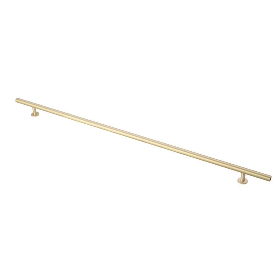 Lew's Hardware Round Bar 20-in Center to Center Brass (Brushed ...