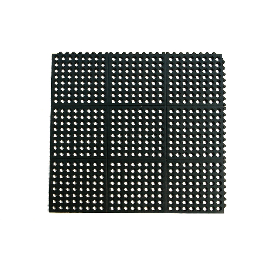 Style Selections 36 X 36 Anti Fatigue Rubber Mat At Lowes Com