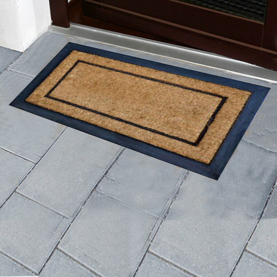 allen + roth Rectangular Door Mat (Actual: 23.5-in x 35.5-in) in the ...