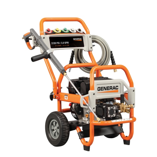 Generac 3100-PSI 2.8-GPM CARB Compliant Gas Pressure Washer with ...