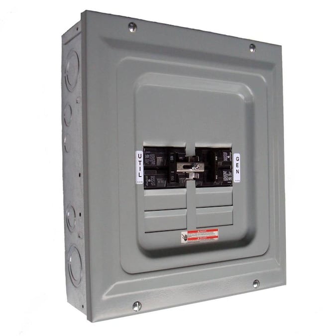 Manual transfer switch for generator