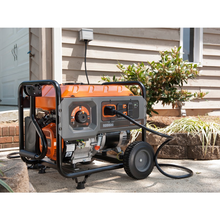 Generac Rapid Start 6875-Watt Gasoline Portable Generator in the ...