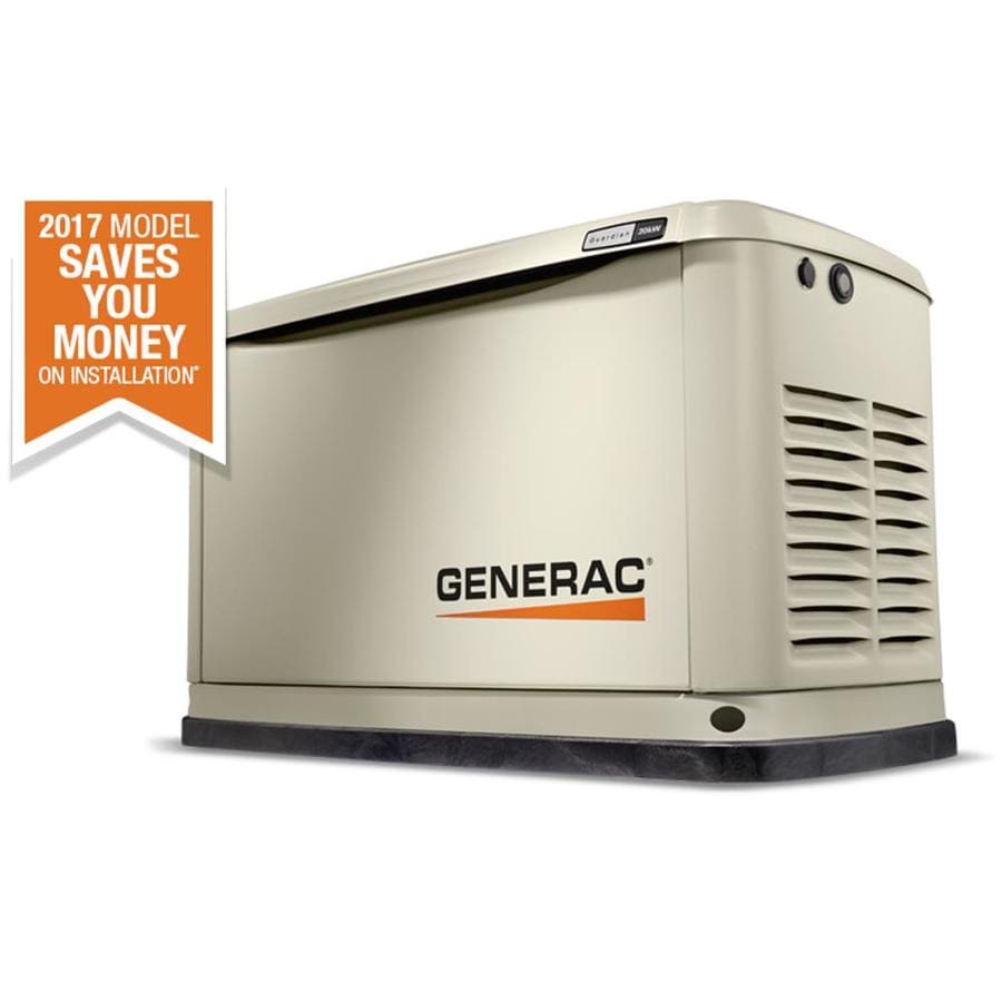 Generac Guardian 20,000-Watt (LP)/18,000-Watt (NG) Standby Generator In ...