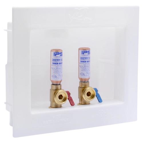 SharkBite Quarter turn ball valve PEX Washing machine Outlet Box in the