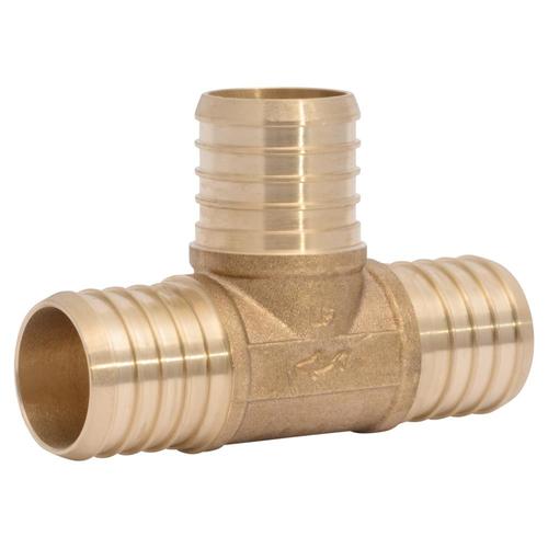 SharkBite 1-1/4-in dia Brass PEX Tee Crimp Fitting at ...