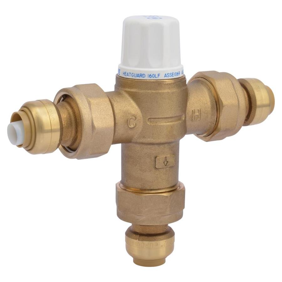 Cash Acme 1/2-in ID Push-to-Connect x 1/2-in OD Push-to-Connect Brass ...