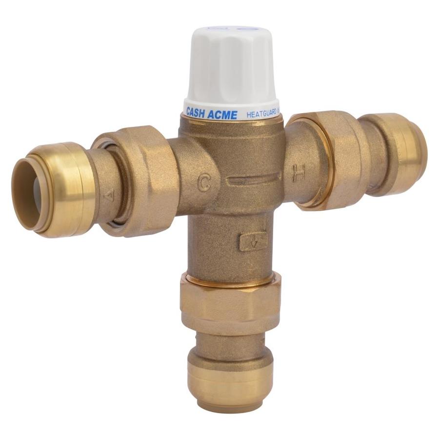 Cash Acme 3/4-in ID Push-to-Connect x 3/4-in OD Push-to-Connect Brass ...