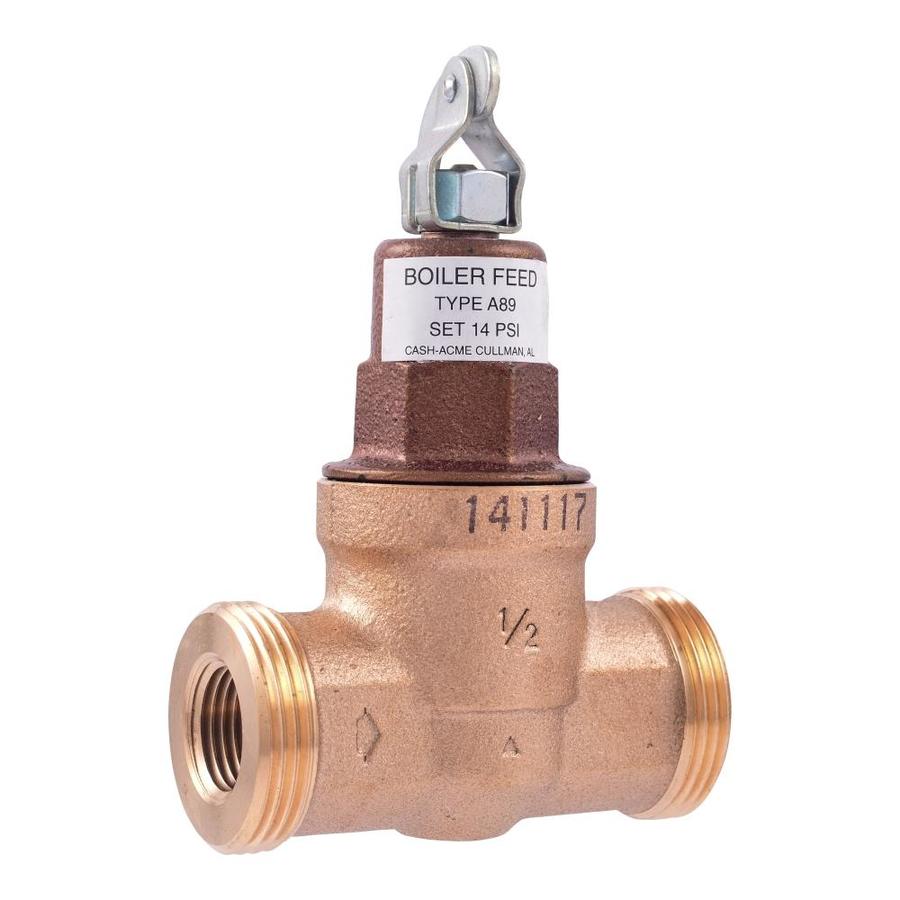Cash Acme A89 Brass 1/2in FNPT Pressure Regulator Valve at